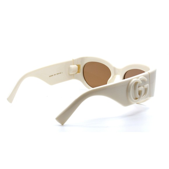 NEW GUCCI GG1544S 004 IVORY BROWN AUTHENTIC SUNGLASSES - Picture 10 of 16